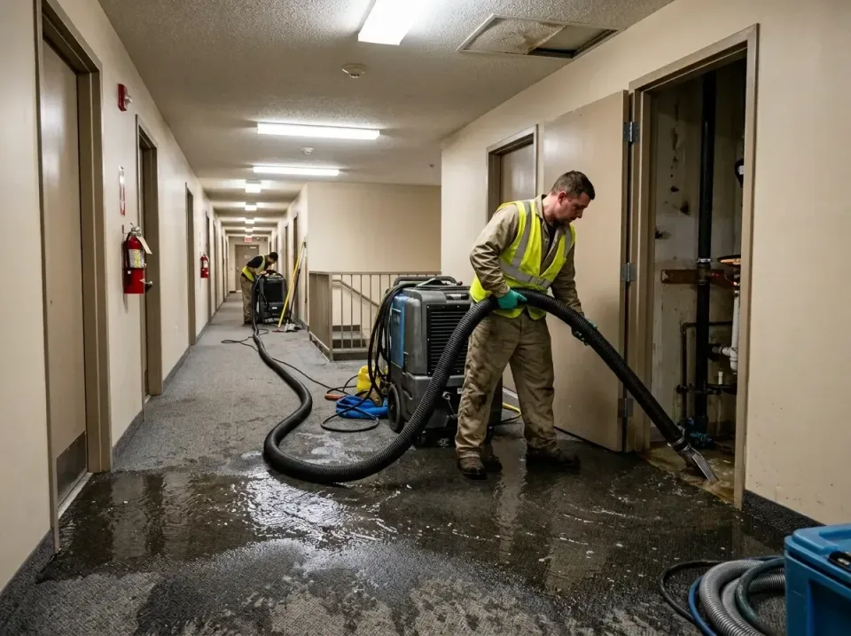 multi-unit-apartment-hallway-f-005 — frequently asked questions, Emergency Burst Pipe Water Extraction & Removal in Brogden,…